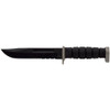 KaBar D2 Fighting/Utility Knife, Serrated Black Cordura Sheath