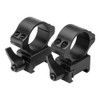 NcStar 1" Rings Weaver, Steel, Medium, Level Lock