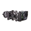 Trijicon AccuPin 1x Bow Sight Dual Illuminated, Green Triangle Reticle with AccuDial Mount, Right Hand, Black