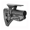 Mako Group AR15 Stock w/Shock Absorber Black, w/Cheek Rest