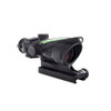 Trijicon ACOG 4x32mm Dual Illuminated Scope Green Horseshoe/Dot Reticle and M4 BDC with TA51 Mount, Black