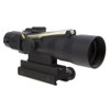 Trijicon ACOG 3x30mm Compact Dual Illuminated Scope Amber Crosshair .223/69gr Rem Ball Reticle with Colt Knob Thumbscrew Mount, Blk