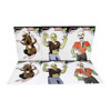 Marksman Zombie Style Paper Targets 3 Styles 2 ea