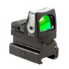Trijicon RMR Dual-Illuminated Sight 12.9 MOA Amber Triangle Reticle with RM34 Picatinny Rail Mount, Black