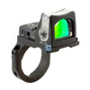 Trijicon RMR Dual-Illuminated Sight 12.9 MOA Amber Triangle Reticle with RM38 ACOG Mount, Black