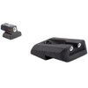 Trijicon Smith & Wesson Bright and Tough 3 Dot Night Sight Set Novak Compact 4003/4004/4006/40/6/4044/4046, Green Front/Rear