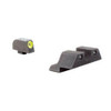 Trijicon Glock HD Night Sight Set 20/21/29/30/36/40/41, S and SF Variants, Yellow Front Outline Lamp