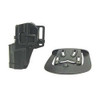 Blackhawk! Serpa CQC, Belt & Paddle Holster, Plain Matte Black Finish Left Hand FN 5.7 USG