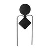 Champion Traps and Targets DuraSeal Spinner Targets Double Gong, Black