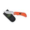 Outdoor Edge Cutlery Corp Grip Knife Blaze Orange Clam Pack