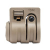 Mission First Tactical Torch Light/Laser Mount, Standard to 1"/.825"/.75" QD Scorched Dark Earth