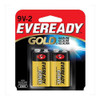 Energizer Eveready Gold 9V Battery Per 2