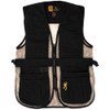 Browning Jr Trapper Creek Vest, Black/Tan Medium