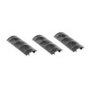 Ergo Full Rail Covers, 2-Pack, Black Long, 15 Slot