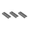 Ergo 7 Slot Ladder Low Pro Rail Covers, 3-Pack Black