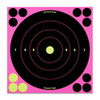 Birchwood Casey ShootNC Pink 8" Bull's-eye Target- 6 Pack