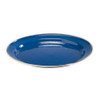 Tex Sport Enamel Plate 10" Dinner Stainless Steel Rim