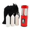 UCO Original Candle Lantern Value Pack 3 Candles and Storage Bag, Red