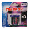 Fenix Flashlights Tenergy CR123 2-Pack (Retail), Chrome