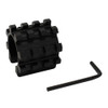 NcStar 12 Gauge Shotgun Tri-Rail, Weaver Mount for 1" Mag Tube