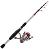 Zebco  Quantum Quantum Telecast Combo 5.3:1 Gear Ratio, 26 Retrieve Rate, 6 Length, 4-8 lb Line Rating, Ambidextrous