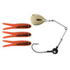 Johnson Johnson Beetle Spin, 1.5" Fire Orange Crawfish