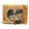 Rivers Edge Products Picture Frame Deer, Fir Root, Antler