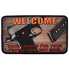 Rivers Edge Products Door Mat, 30"x18" This Door Is Locked
