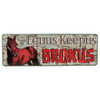 Rivers Edge Products 10.5" x 3.5" Tin Sign Equus Keepus Brokus