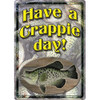 Rivers Edge Products 12" x 17" Tin Sign Crappie Day
