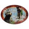 Rivers Edge Products 12" x 17" Tin Sign Wipe Yer Paws