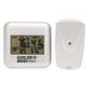 Battenfeld Technologies Golden Rod Wireless Digital Hygrometer LCD Screen AAA Battery Compatible White