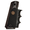 Pachmayr Colt 1911 Grip Charcoal Silvertone Laminate