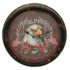 Rivers Edge Products Metal Clock, 15" Motorcycle