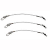 Eagle Claw Steel Leader, 30 lbs 12" (Per 3)