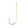Eagle Claw Aberdeen Light Wire Non-Offset Hook, Gold Size 8 (Per 10)