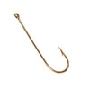 Eagle Claw Aberdeen Light Wire Non-Offset Hook, Gold Size 8 (Per 10) R-Pack