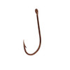 Eagle Claw Plain Shank Offset Hook, Bronze Size 10 (Per 50)