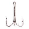 Eagle Claw Lazer 2x Treble Reg Shank Curved Point Hook, Nickel Size 12 (Per 5)