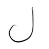 Eagle Claw Lazer Circle Mid-Wire Non-Offset Hook, Platinum Black Size 12/0 (Per 5)