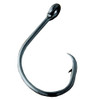 Eagle Claw Lazer Circle Mid-Wire Offset Hook, Platinum Black Size 7/0 (Per 5)