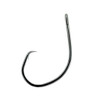 Eagle Claw Lazer Circle Light Wire Non-Offset Hook, Platinum Black Size 9/0 (Per 5)