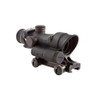 Trijicon ACOG 4x32mm LED Illuminated Scope Red, .223 Chevron Reticle with TA51 Mount, Black