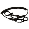 Scotty Safety Leash w/Flexcoil, Black