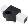 Scotty Rail Mounting Adapter 1 1/4" Square Rail, Black
