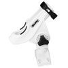 Scotty Baitcaster/Spinning Rod Holder with Number 241 Side Deck Mount, White