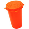 Scotty Crab Diner Bait Jar with Lid 1 Liter, Red