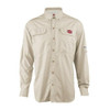 Penn Penn Vented Performance Long Sleeve Shirts, Tan Medium