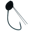 Gamakatsu Jig Head Wacky Hook Size 1/0, 3/16 oz, Green Pumpkin, Per 3