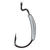 Gamakatsu Worm Hook, Superline, EWG, Weighted Size 2/0, 1/8 oz, NS Black, Per 5